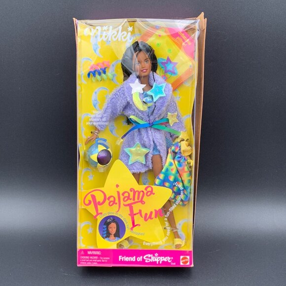 Barbie Nikki Pajama Fun Skipper’s Friend 1999 Mattel 24993 African American AA - Picture 1 of 6